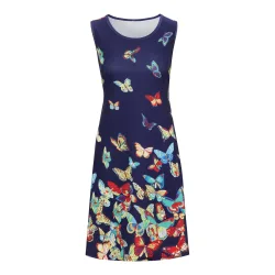 Etui-Kleid ?Schmetterling?, Größe: XL