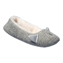 wonderwalk Wärme-Ballerina ?Mausi?, Größe: 40, grau