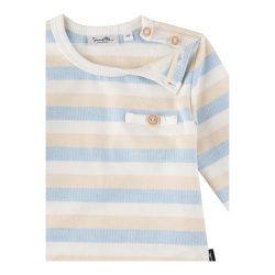Shirt langarm Ringel Struktur