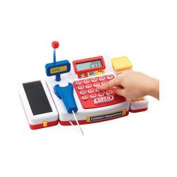 Supermarktkasse mit Scanner
