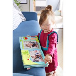 Stoffbuch Baby-Fotoalbum Glück