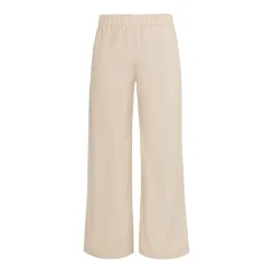 Marlenehose mit Leinen, Größe: XL, beige