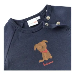 Raglanshirt langarm Hund