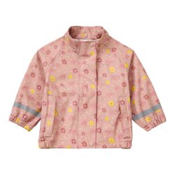 Regenjacke mit abnehmbarer Kapuze