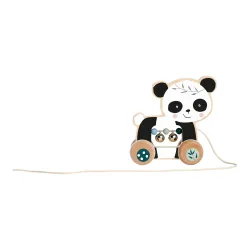 Nachziehspielzeug Panda