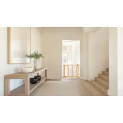 Tür- & Treppenschutzgitter Easylock Holz mit Flatstep 95-103cm