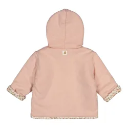 Ajour-Wendejacke mit Kapuze Blumen