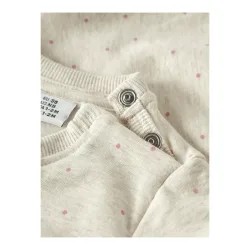 Sweatshirt Blume Punkte