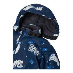 Schneeoverall mit abnehmbarer Kapuze LWJeri Eisbären