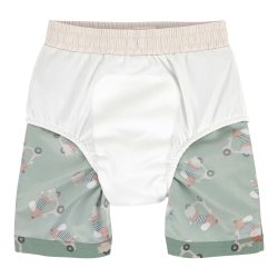 Badeshorts mit Windeleinsatz und UV-Schutz Dackel Roller