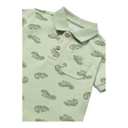 Polo-T-Shirt Chamäleon Piqué