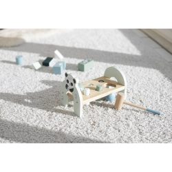 Klopfbank aus Holz Panda
