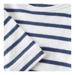 Shirt langarm Struktur Ringel