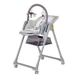 Kinderkraft Hochstuhl LASTREE grey