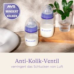 Babyflasche NaturalWave, Anti-Kolik-Weithals, Gr. S, 160 ml, ab 1M