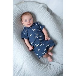 Musselin-Shorts Wellen