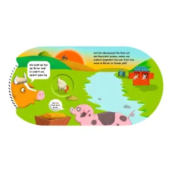 Pappbilderbuch Dreh das Rad und find´s heraus! Welches Tier frisst denn hier?