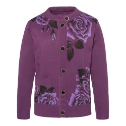 Wärme-Cardigan ?Rosenwelt?, Größe: L