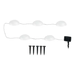Solar-LED-Bodenleuchten, 5 Stück