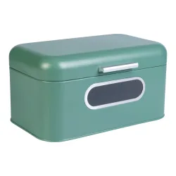 Metall-Brotbox mit Sichtfenster