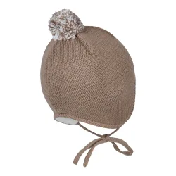 Winter-Strickmütze Bommel