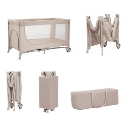 Kinderkraft, Kinderkraft Reisebett 2in1 JOY 2 beige