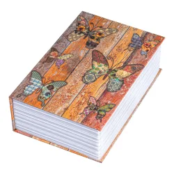 Buch-Tresor mit Zahlenschloss ?Schmetterling?