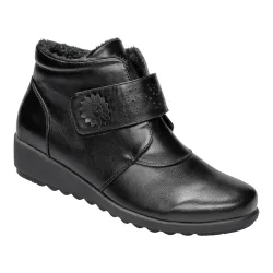 wonderwalk ?Wärme-Klettstiefelette ?Beatrice?, Größe: 40, schwarz