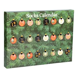 Socken-Adventskalender für Herren, 24-teilig