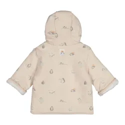 Plüsch-Wendejacke mit Kapuze Pinguine