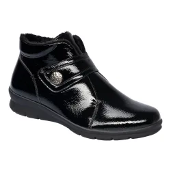 wonderwalk Lack-Klettstiefelette 