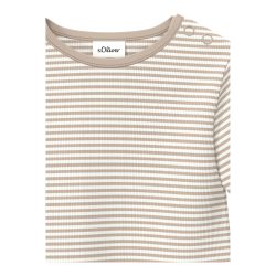 Shirt langarm Ringel Rippqualität