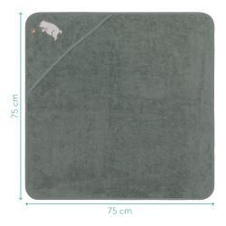 Kapuzenbadetuch 75x75 cm