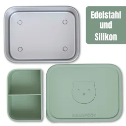 Brotdose aus Edelstahl