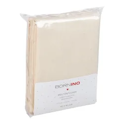 2er-Pack Moltontücher 80x80 cm ungebleicht