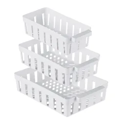 Kühlschrank-Korbset, 3 Stück