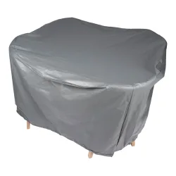 Abdeckhaube für Tisch und Stühle, grau