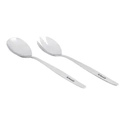 FACKELMANN FACKELMANN® Salatbesteck personalisiert mit Namen, 2-teilig
