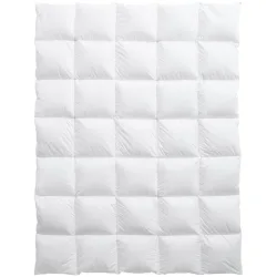 Billerbeck Daunenduvet Montreux Weiss Baumwolle 160 cm 210 cm Baumwolle - Daunenduvet