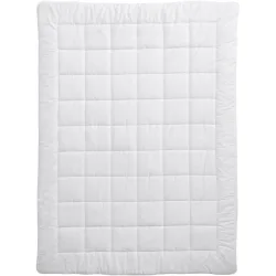 Billerbeck Schurwollduvet Meisterklasse Duo Weiss Baumwolle 160 cm 240 cm Schurwolle - Schurwollduvet