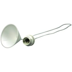 Lampenfassung Elektrokleinteil Weiss Kunststoff - Lampenfassung