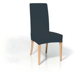 Living Home Stuhlhusse Scater Silber Baumwolle/Kunstfaser 40 cm - Farbe: titan - Material: Baumwolle/Elastan - Stuhlhusse