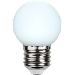 Schönenberger Leuchtmittel Bulb Outdoor Glas E27 1.2 W - Farbe: Weiss - LED - Lichtfarbe: Kaltes Tageslichtweiss - Leuchtmittel- LED Leuchtmittel