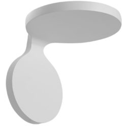 Designer-Wandlampe Artemide Rea dimmbar B 12 cm - Farbe: Weiss - LED - Lichtfarbe: Warmweiss - Material: Aluminium - Designer-Wandlampe- LED