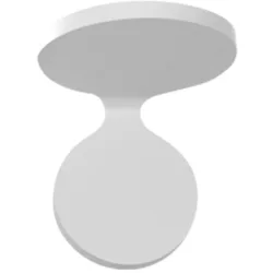 Designer-Wandlampe Artemide Rea dimmbar B 15 cm - Farbe: Weiss - LED - Lichtfarbe: Warmweiss - Material: Aluminium - Designer-Wandlampe- LED