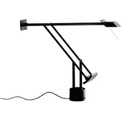 Designer-Tischlampe Artemide Tizio schwarz dimmbar D 11 cm H 119 cm - LED - Lichtfarbe: Warmweiss - Material: Metall - Designer-Tischlampe- LED