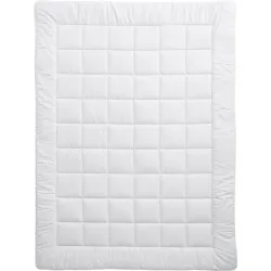Billerbeck Schurwollduvet Meisterklasse Uno Weiss Baumwolle 160 cm 210 cm Schurwolle - Schurwollduvet
