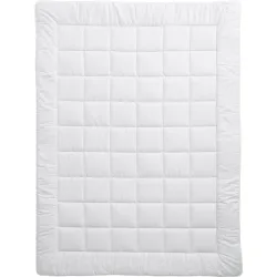 Billerbeck Schurwollduvet Meisterklasse Uno Weiss Baumwolle 160 cm 210 cm Schurwolle - Schurwollduvet