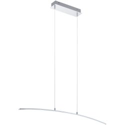 Eglo Pendellampe Lasana Weiss/Grau Aluminium 90 cm 100 cm - Farbe: chrom - LED - Lichtfarbe: Warmweiss - Material: Aluminium/Stahl/Kunststoff -