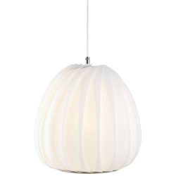 Tom Rossau Pendellampe Avellana Weiss Kunststoff 30 cm 25 cm - LED - Lichtfarbe: Extra warmweiss - Pendellampe- LED Energiesparlampe
